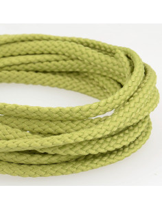Anoraque de cordão plano - Verde amêndoa