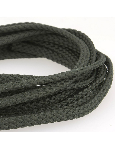 Anoraque cinza com cordão ajustável