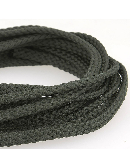 Anoraque cinza com cordão ajustável