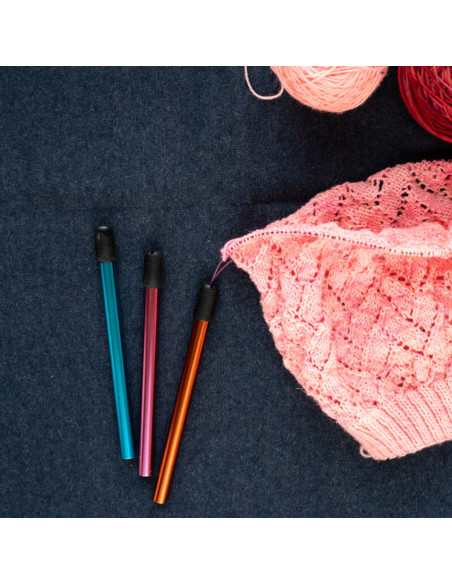 Conjunto de 3 protetores de agulhas circulares KnitPro