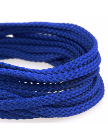 Anoraque de cordão plano - Azul royal