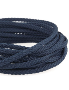 Anoraque de cordão plano - Azul claro