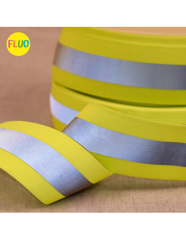 Elástico refletor - Amarelo fluorescente