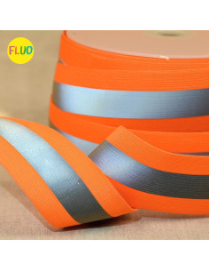 Elástico refletor - Laranja fluorescente