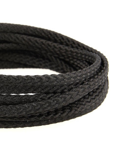 Anoraque de cordão plano - Preto