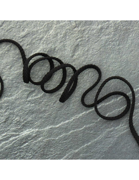Anoraque de cordão plano - Preto