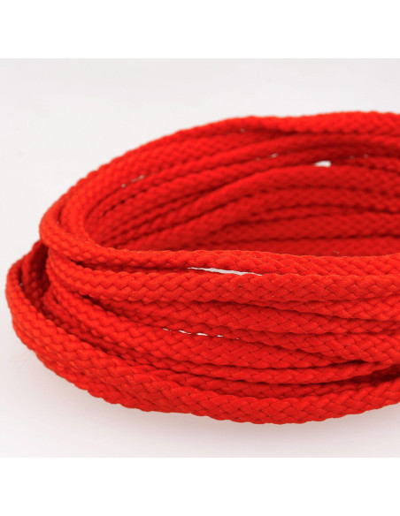 Anoraque com cordão plano - Vermelho vivo