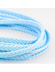 Anoraque de cordão plano - Azul celeste