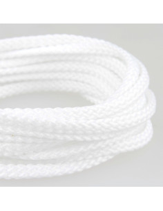 Anoraque de cordão plano - Branco
