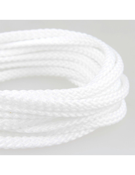 Anoraque de cordão plano - Branco
