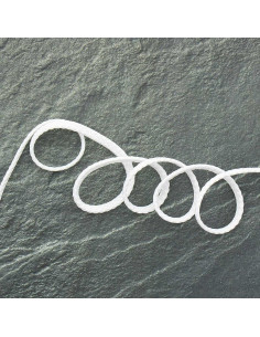 Anoraque de cordão plano - Branco 2