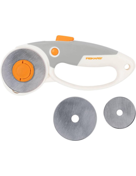 Cortador rotativo Fiskars 2 em 1 lâminas 45 mm e 60 mm