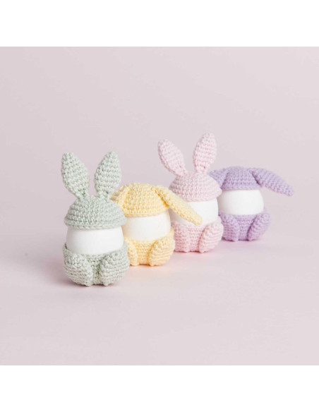 Kit de crochê - Porta-ovos de Páscoa