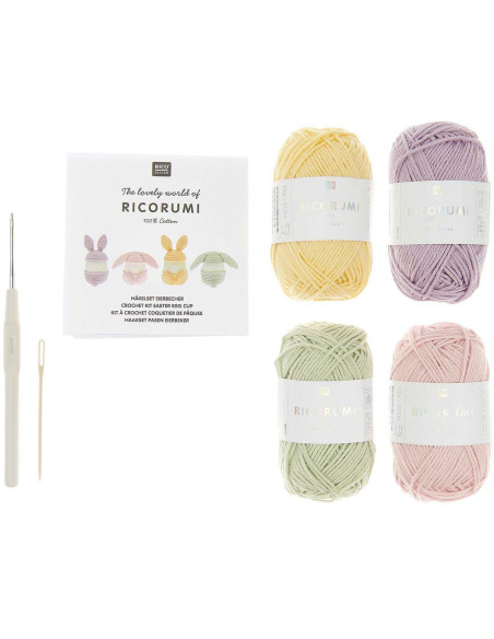 Kit de crochê - Porta-ovos de Páscoa