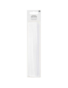 Conjunto de 10 cupões de tecidos especiais para bordado - Branco 2