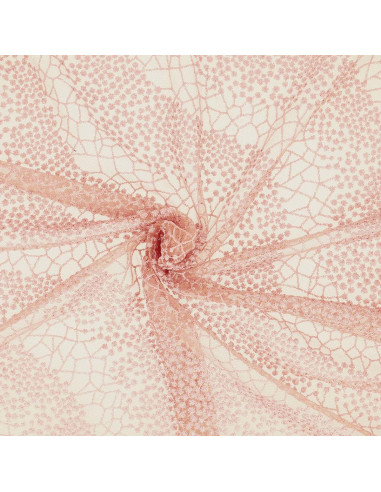 Tecido rendado Mila - Rosa escuro