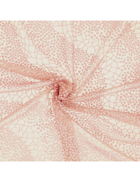 Tecido rendado Mila - Rosa escuro