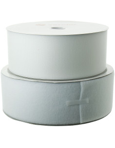 Rolo de 25 metros de adesivo branco da marca VELCRO® com 100 mm de largura