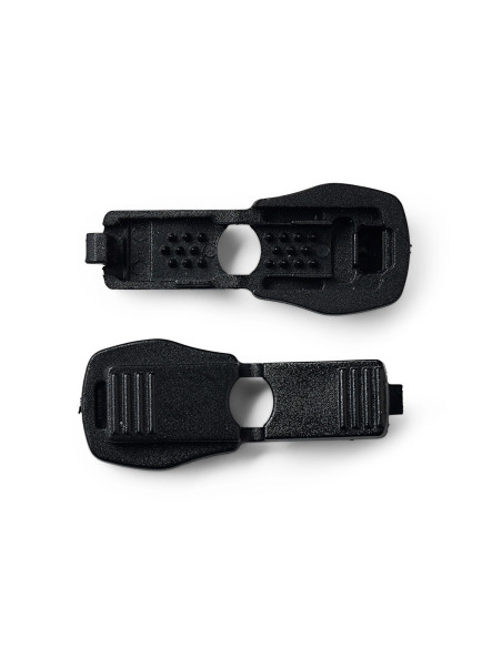 Conjunto de 2 pontas de cordão dobráveis - Preto