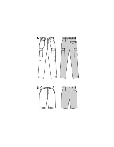 Molde de calça - Burda 5814