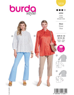 Molde de blusa - Burda 5839