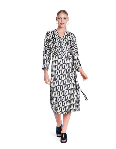 Molde de vestido - Burda 5844
