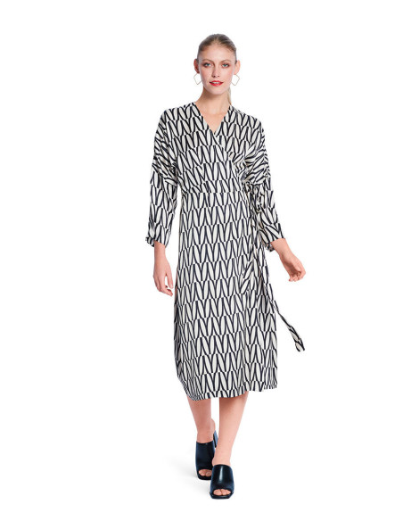 Molde de vestido - Burda 5844