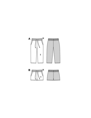 Molde de calça - Burda 9228