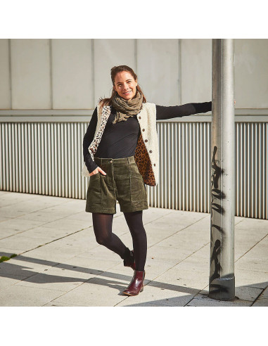 Padrão de calça e short Berlin - Ikatee