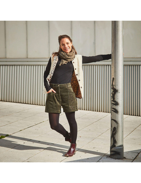 Padrão de calça e short Berlin - Ikatee