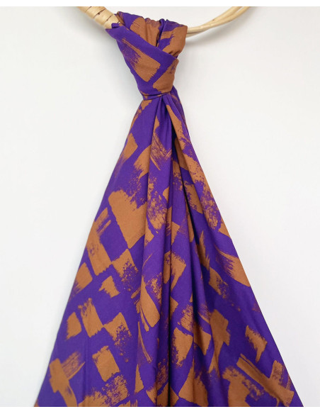Tecido sarja de viscose Purple rain - My Dress Made