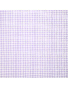 Tecido Seersucker xadrez - Roxo 2
