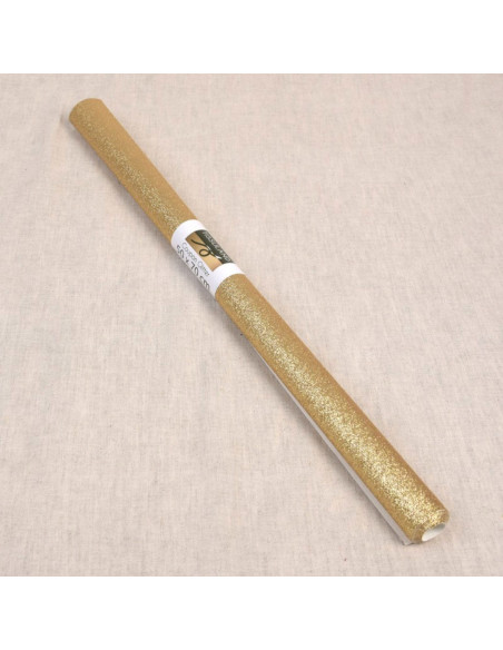 Cupom glitter 50 x 70 cm - Ouro claro