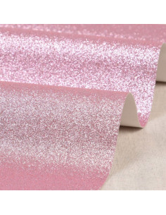 Cupom glitter 50 x 70 cm - Rosa