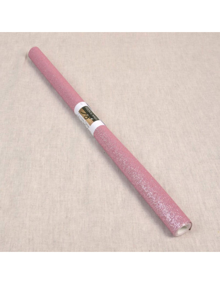 Cupom glitter 50 x 70 cm - Rosa