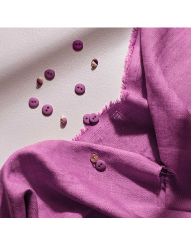 Tecido de algodão viscose Flake Bubble Gum - Atelier Brunette