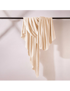 Tecido de algodão viscose Flake Off White - Atelier Brunette