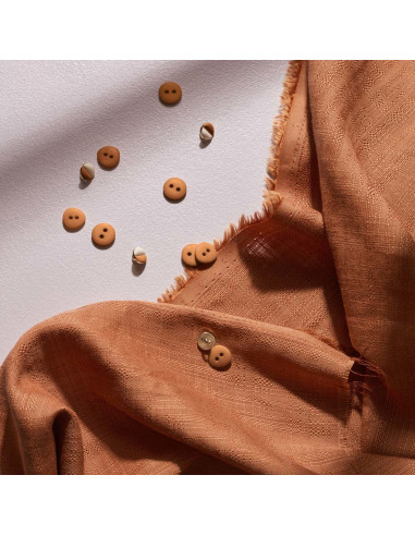 Tecido de algodão viscose Flake Pecan Pie - Atelier Brunette