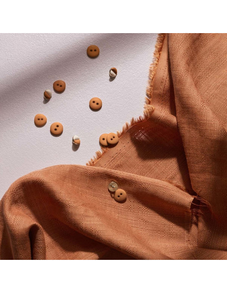 Tecido de algodão viscose Flake Pecan Pie - Atelier Brunette