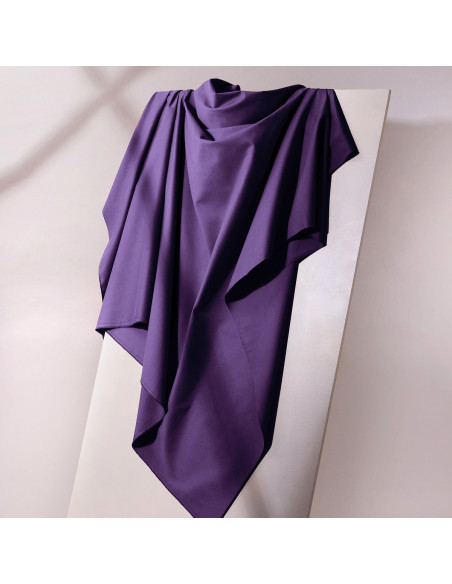 Tecido gabardine de algodão light Majestic Purple - Atelier Brunette