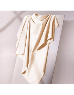 Tecido gabardine de algodão light Off White - Atelier Brunette