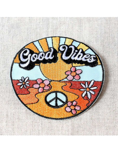 Emblema termocolante Seventies - Good Vibes