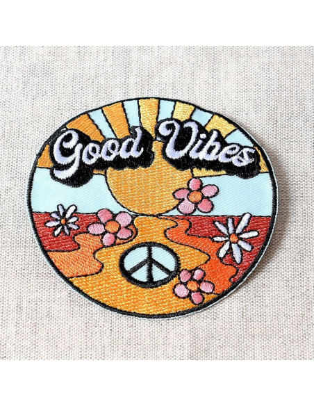 Emblema termocolante Seventies - Good Vibes