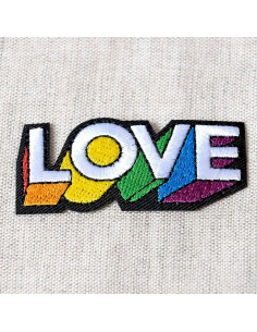 Emblema termocolante tema Love - Love 3D