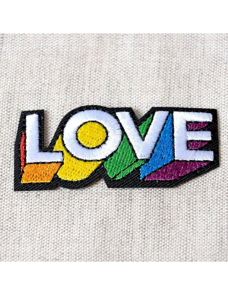 Emblema termocolante tema Love - Love 3D