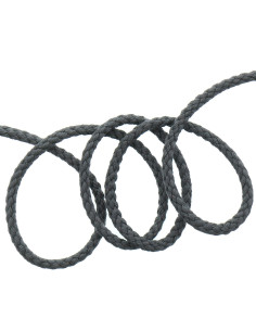 Cordão de moletom liso - Cinza antracite
