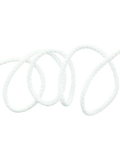 Cordão de moletom liso - Branco