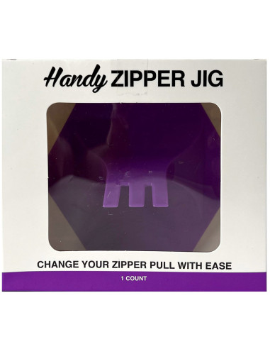Enfie os cursores para fecho de correr Zipper Jig The Gypsy Quilter