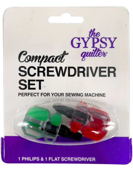 Conjunto de 2 chaves de fenda para máquinas de costura The Gypsy Quilter