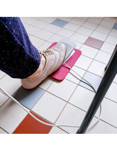 Tapete de pedal para máquina de costura, bordado e overloque
